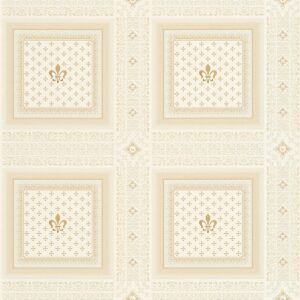 Tadessi Tapete Grafik Tino M1 No 2399 Vliestapete Creme Beige Geometrisch Barock