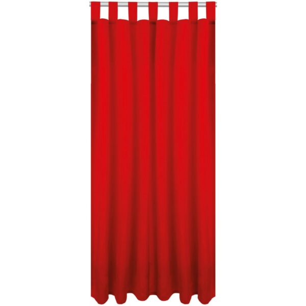 Bestlivings Dekoschal Ellen Schlaufen 140 cm x 225 cm Rot