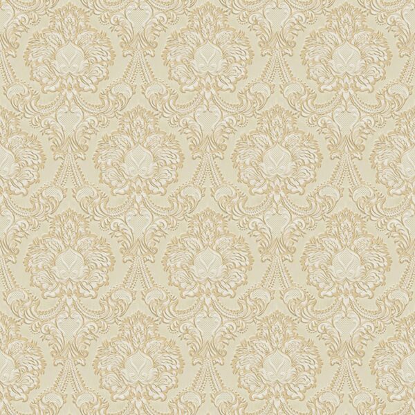 Tadessi Tapete Barock Gioele M1 No 2235 Papiertapete Gold Beige Ornament Barocktapete