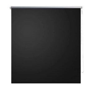 vidaXL Verdunkelungsrollo Verdunklungsrollo 100 x 175 cm Schwarz