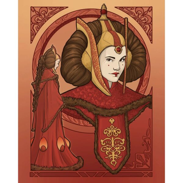 Disney Poster Star Wars Padmé Amidala Rot 40 cm x 50 cm 612865