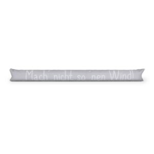 Bestlivings Zugluftstopper Mit Spruch 95 cm x 12 cm Grau Spruch 2