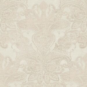 Bricoflor Vintage Tapete Creme Weiß Ideal für Schlafzimmer und Badezimmer Romantische Vliestapete mit Paisley Ornamenten