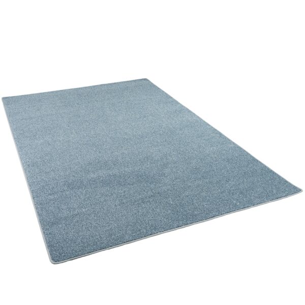 Snapstyle Hochflor Velours Teppich Luna Mix Blau 100x100cm