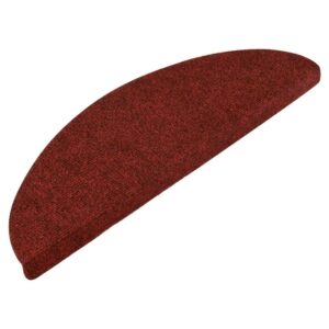 VidaXL Stufenmatten Selbstklebend 15 Stk. 56x17x3 cm Rot