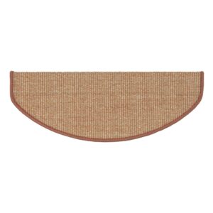 Karat Stufenmatte Sisal Pure Nature Selbstklebend Apricot Halbrund 23