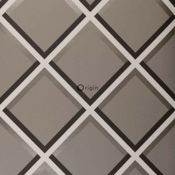 Origin Wallcoverings Tapete Geometrisches Motiv Taupe 52 cm x 10