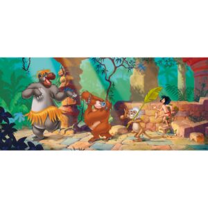 Disney Poster The Jungle Book Grün Beige und Blau 202 x 90 cm 600883