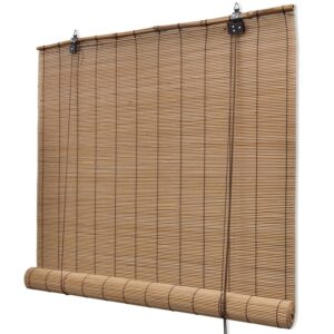 vidaXL Braunes Bambusrollo 140 x 160 cm