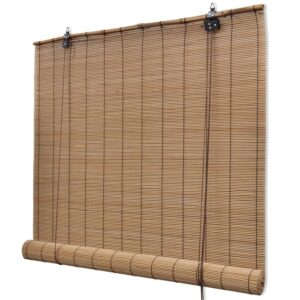 vidaXL Bambusrollo 80x220 cm Braun