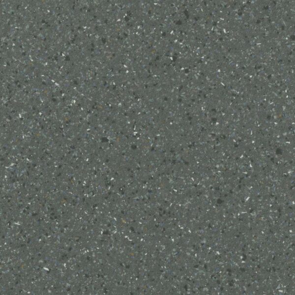 BRICOFLOR PVC Bodenbelag Meterware Steinoptik Anthrazit Vinylboden Terrazzo 300cm x 350cm