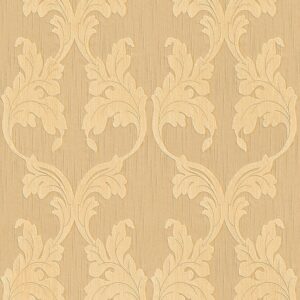 Tadessi Tapete Barock Nicolo M1 No 3775 Vliestapete Orange Beige Klassik Barocktapete