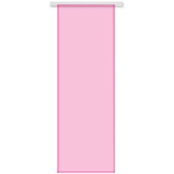 Bestgoodies Flächenvorhang Skylight Pink Ohne Technik 60 cm x 245 cm