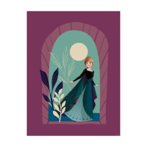 Disney Poster Die Eiskönigin Mitternachtssonne Lila 40 cm x 50 cm 612835