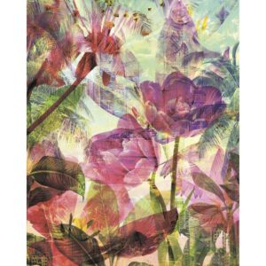 Sanders & Sanders Fototapete Blumen Multicolor 200 x 250 cm 611925