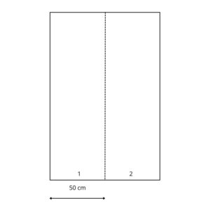 ESTAhome Fototapete Halbhohe Wandverkleidung Terrakotta 100 x 279 cm 159235