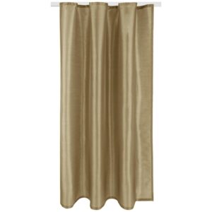 Bestlivings Gardine Blickdicht 140 cm x 145 cm Band Taupe Dunkel