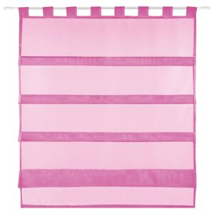 Bestlivings Sky Gardine Raffoptik Schlaufe 90 cm x 110 cm Pink