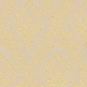 Tadessi Tapete Barock Giulia M1 No 2176 Vliestapete Gold Beige Ornament Barocktapete