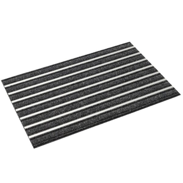 Pergamon Fußmatte Sauberlauf Alu Mat Anthrazit 35x60cm