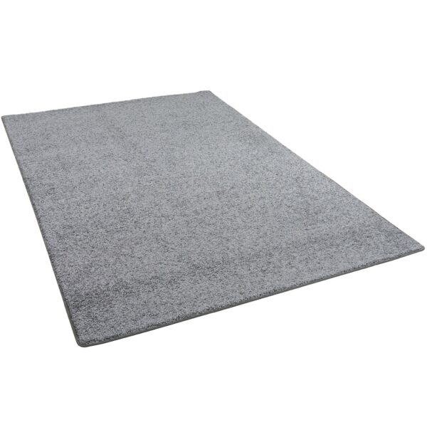 Snapstyle Hochflor Velours Teppich Mona Grau 133x133cm