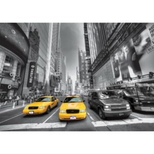 Sanders & Sanders Fototapete New York Grau und Blau 360 x 254 cm 600389