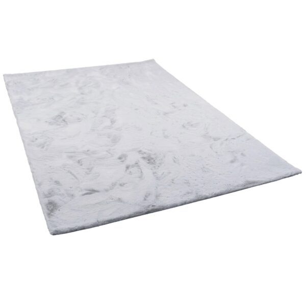 Pergamon Luxus Super Soft Fellteppich Plush Hellgrau 60x90cm