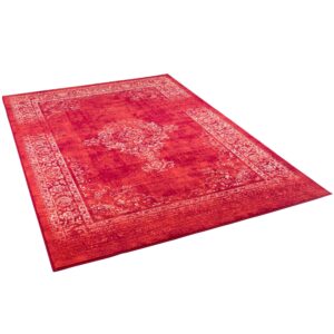 Pergamon Designer Teppich Passion Vintage Bordüre Rot 120x170cm