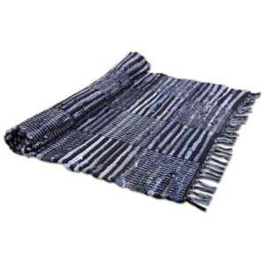 Bestlivings Flickenteppiche Jeans 160 x 230 cm Jeans Check