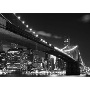 Sanders & Sanders Fototapete New York Schwarz 360 x 254 cm 600385