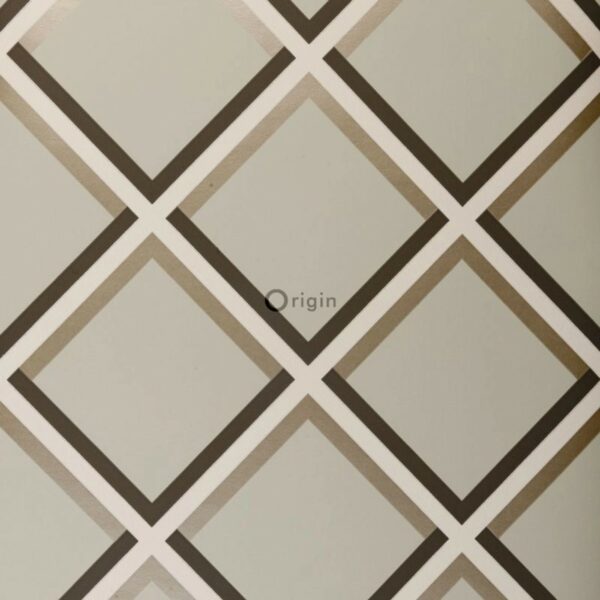 Origin Wallcoverings Tapete Geometrisches Motiv Grau 52 cm x 10