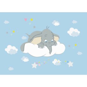 Disney Poster Dumbo Blau und Grau 160 x 110 cm 600672