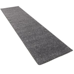 Snapstyle Hochflor Langflor Teppich Läufer Cottage Grau 100x300cm