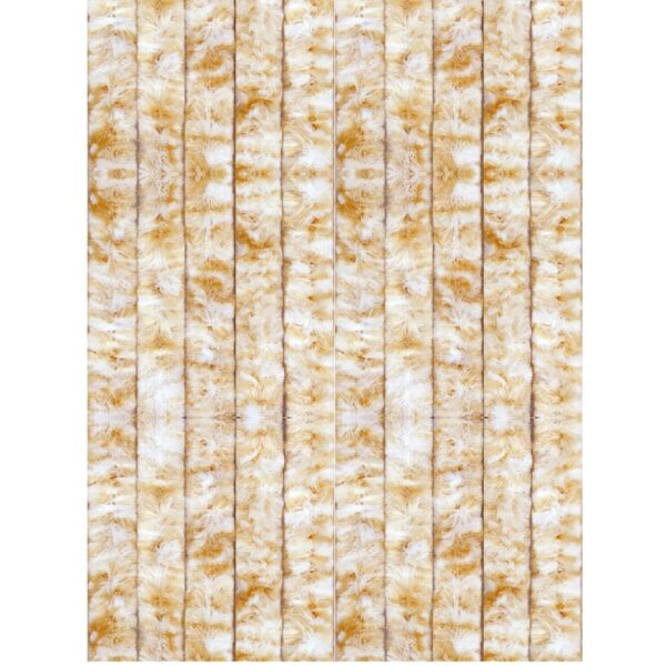 Arsvita Flauschvorhang Flauschgardine Vorhang 100 cm x 200 cm Meliert Beige Weiß