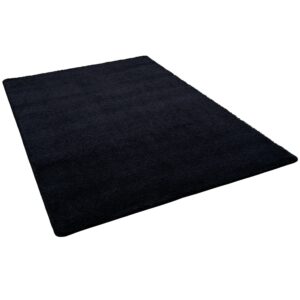 Snapstyle Hochflor Shaggy Teppich Palace Schwarz 160x240cm