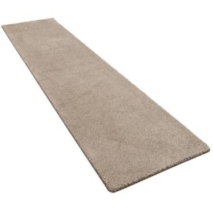 Snapstyle Hochflor Shaggy Läufer Teppich Palace Taupe 80x400cm