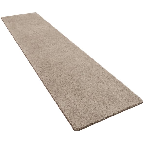 Snapstyle Hochflor Shaggy Läufer Teppich Palace Taupe 80x200cm