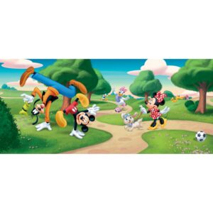 Disney Poster Micky Maus Grün Blau und Rot 202 x 90 cm 600871