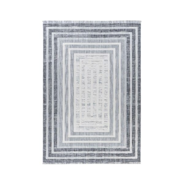 MeGusta Kurzflor Teppich Modern Grau 160x230 cm Carmen