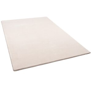 Snapstyle Hochflor Luxus Velours Teppich Touch Beige 160x240cm