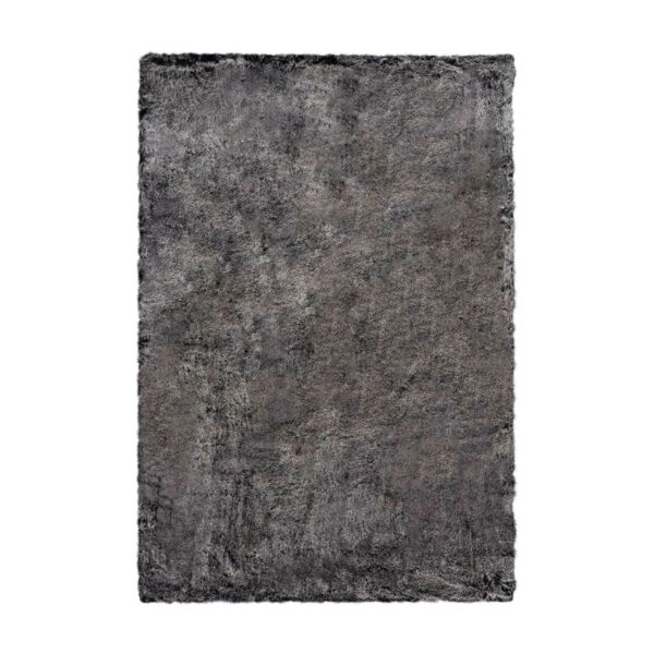 MeGusta Shaggy Hochflor Teppich Uni Anthrazit Mischgewebe 80x150 cm Francisca