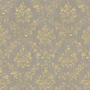 Tadessi Tapete Barock Gioele M1 No 2192 Vliestapete Beige Gold Ornament Barocktapete