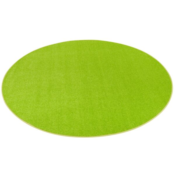 Snapstyle Trend Velours Teppich Joy Grasgrün 200cm Rund