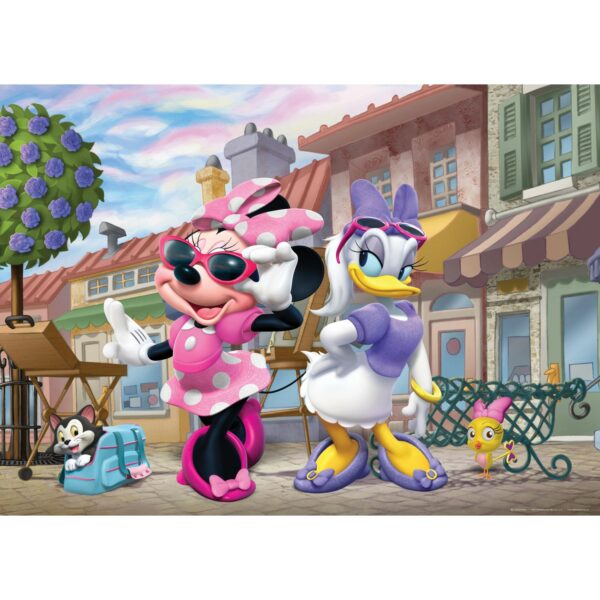 Disney Poster Minnie Maus & Daisy Duck Rosa Lila und Gelb 160 x 110 cm 600657