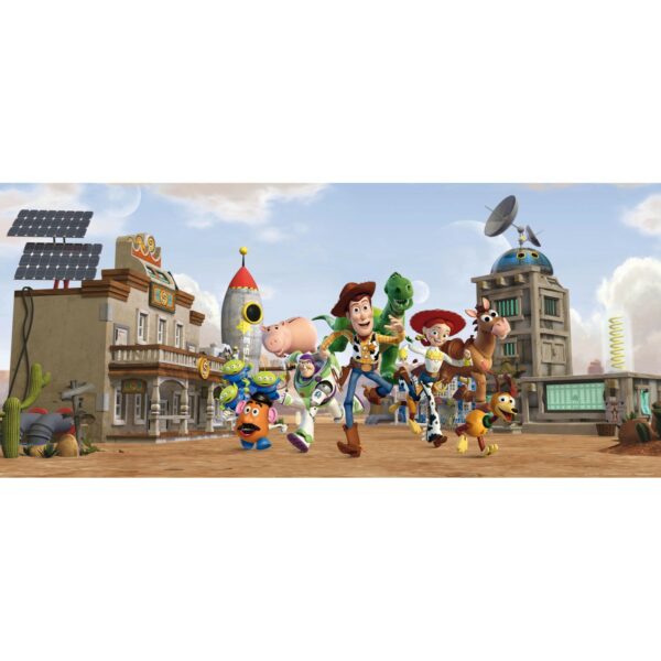 Disney Poster Toy Story Beige Blau und Grün 202 x 90 cm 600874