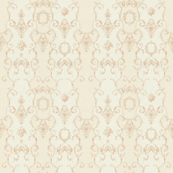 Tadessi Tapete Barock Raffaele M1 No 2488 Vliestapete Kupfer Beige Ornament Barocktapete