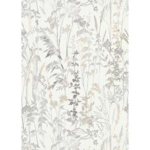 Bricoflor Blumentapete in Creme 10258-14