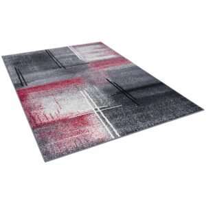 Pergamon Designer Teppich Brilliant Verlauf Rot 80x150cm