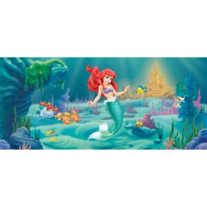 Disney Poster Arielle - Die Meerjungfrau Grün Blau und Rot 202 x 90 cm 600868