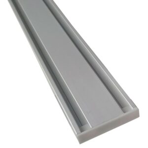 Bestlivings Vorhangschiene 390 cm Aluminium Silber 2 Lauf / 120 cm & 3 x 90 cm